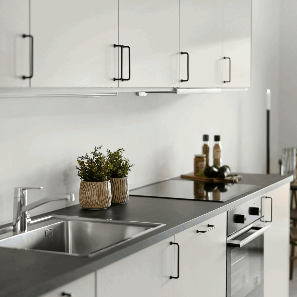 Empty Modern Kitchen