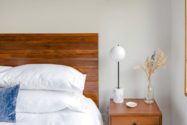 White and Wood tones