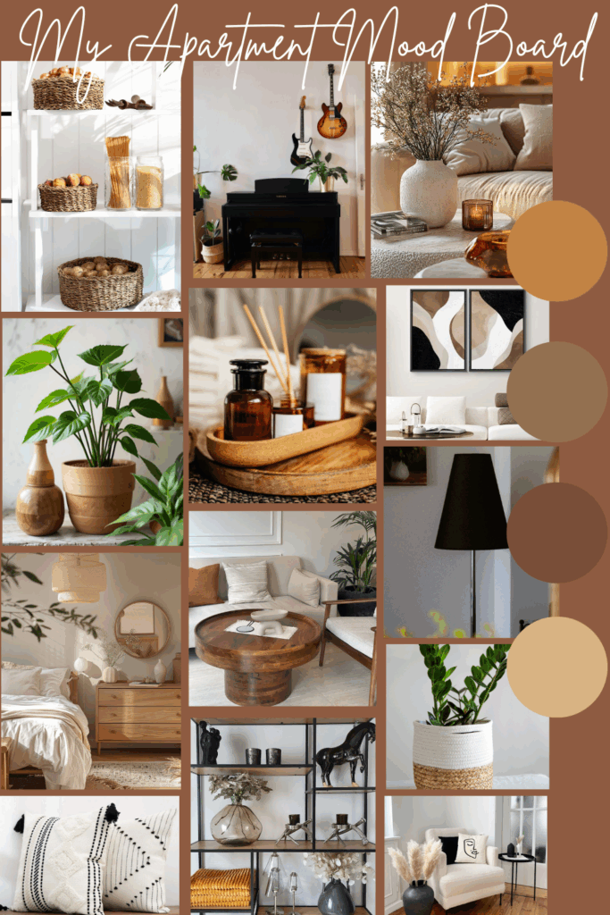 Apartment mood board inspiration